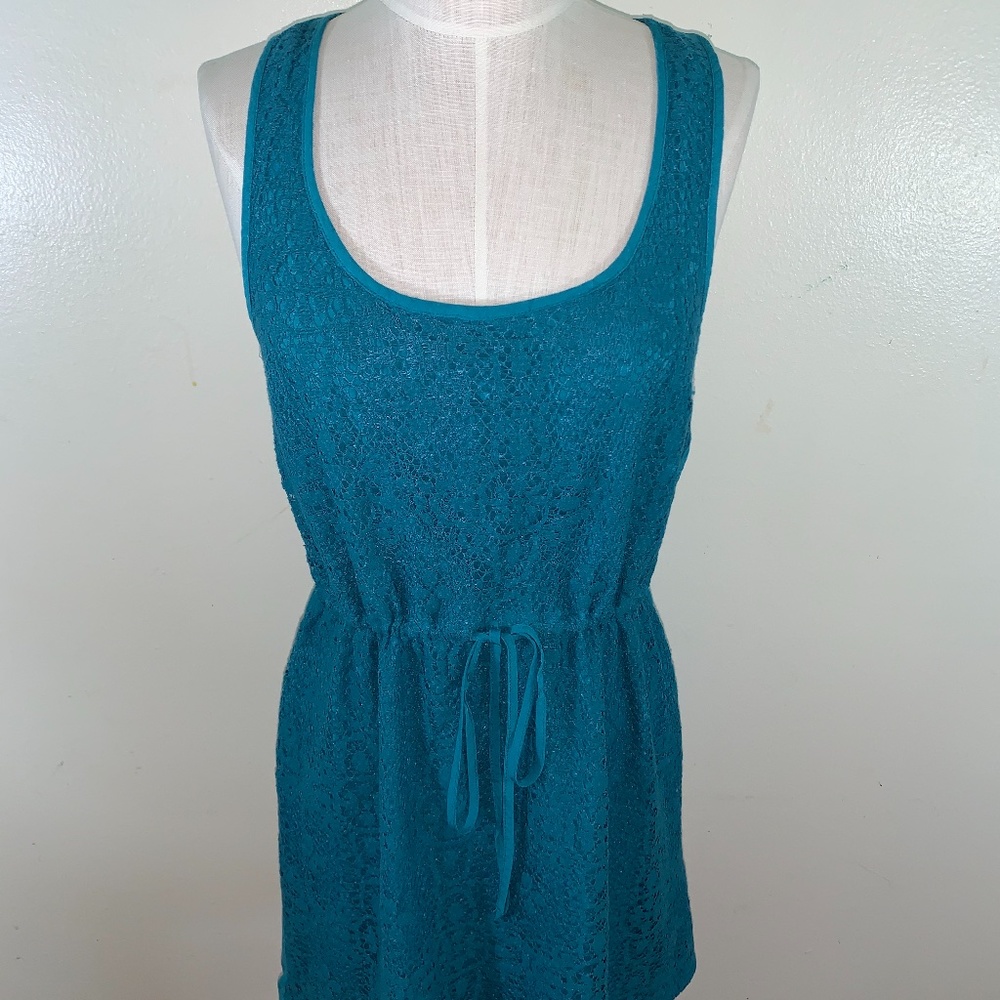 Teal Sleeveless Dress